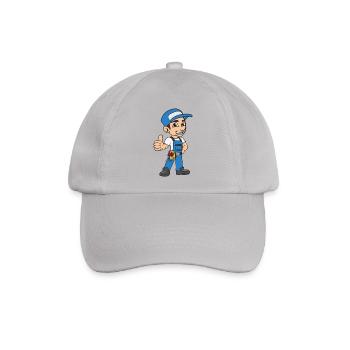 Elektriker - Baseballkappe - Grau - Vorne