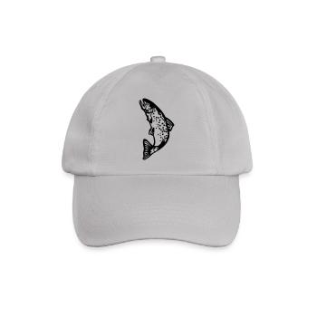 forelle - Baseballkappe - Grau - Vorne