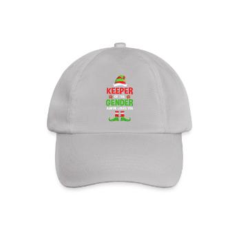 Werdender Papa werdende Väter Weihnachten - Baseballkappe - Grau - Vorne
