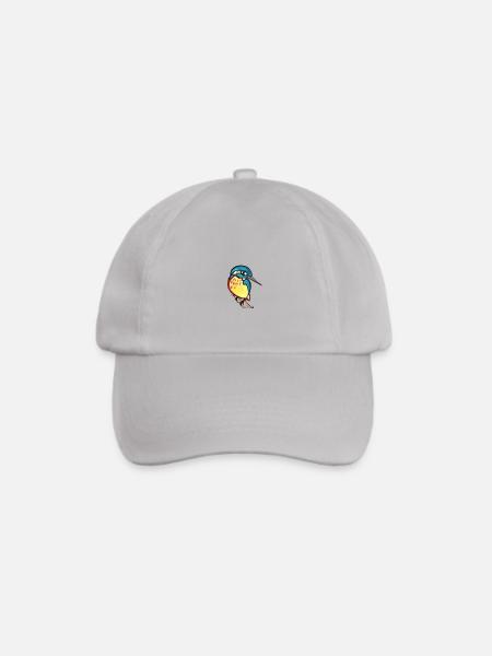 Eisvogel - Baseballkappe - Grau