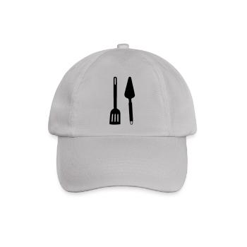 ustensiles de cuisine - Baseballkappe - Grau - Vorne
