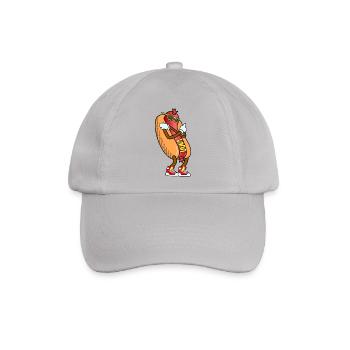 Hot Dog 90 s - Baseballkappe - Grau - Vorne