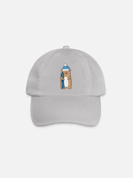 Ski - Baseballkappe - Grau