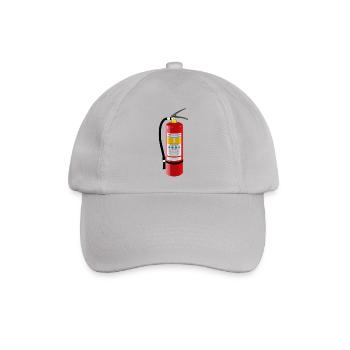 Feuerlöscher - Baseballkappe - Grau - Vorne