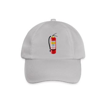 Feuerlöscher - Baseballkappe - Grau - Vorne