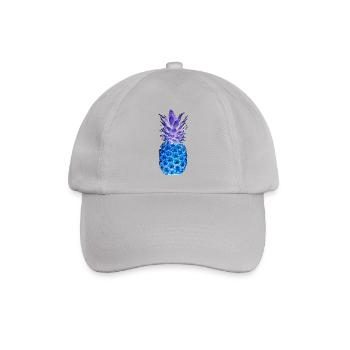 ANANAS MOSAIK night - Baseballkappe - Grau - Vorne