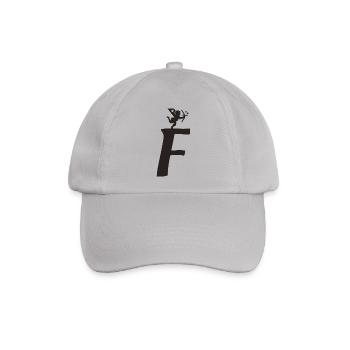 F - Baseballkappe - Grau - Vorne