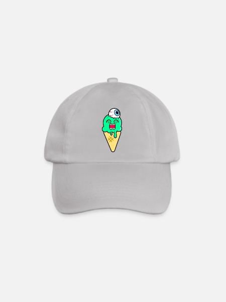 Funky Ice Cream - Baseballkappe - Grau