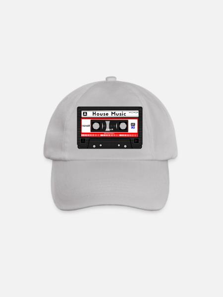 HOUSE MUSIC KASSETTE - Baseballkappe - Grau