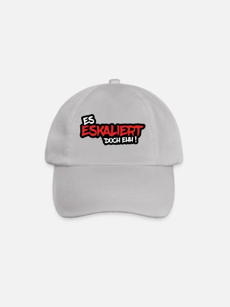 ES ESKALIERT DOCH EHH ! - Baseballkappe - Grau