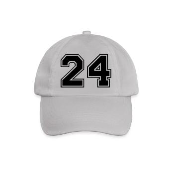 24 - Baseballkappe - Grau - Vorne