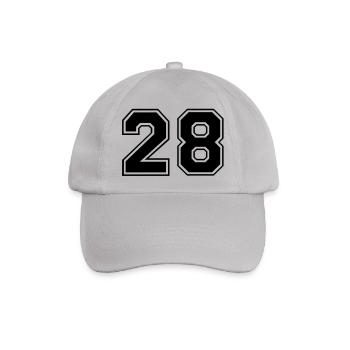 28 - Baseballkappe - Grau - Vorne