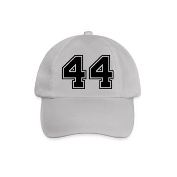 44 - Baseballkappe - Grau - Vorne