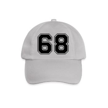 68 - Baseballkappe - Grau - Vorne