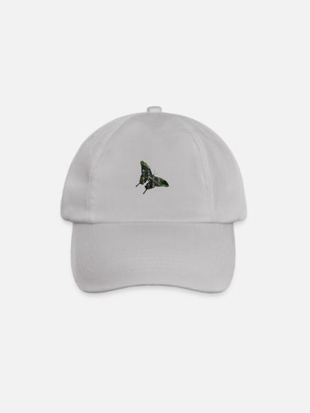 Schmetterling Wald - Baseballkappe - Grau