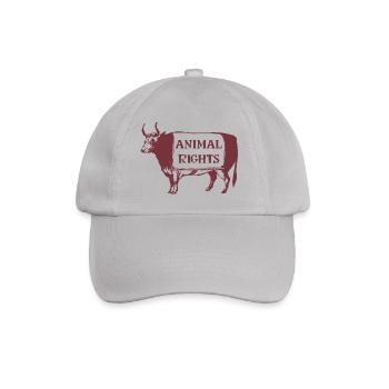Animal Rights KUH - Baseballkappe - Grau - Vorne