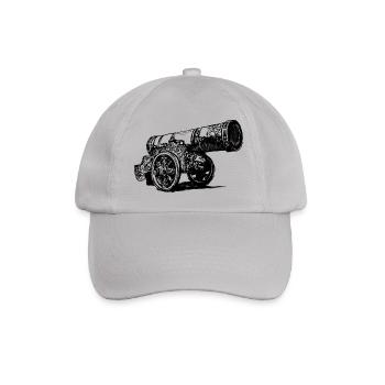 Kanone - Baseballkappe - Grau - Vorne