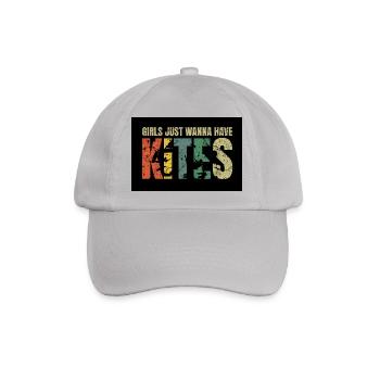 kitesGirls just wanna have - Baseballkappe - Grau - Vorne