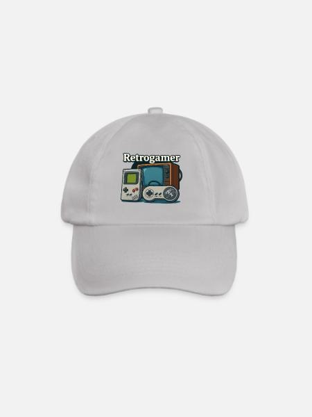 Retrogamer - Baseballkappe - Grau