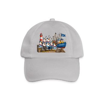 Seemöwen Chor  - Baseballkappe - Grau - Vorne