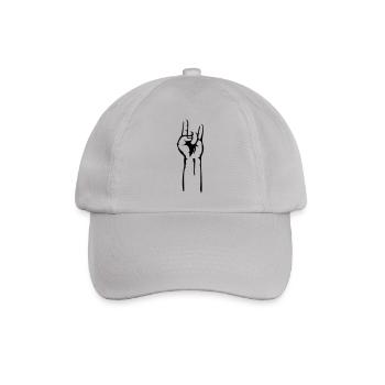 satan fingers - Baseballkappe - Grau - Vorne