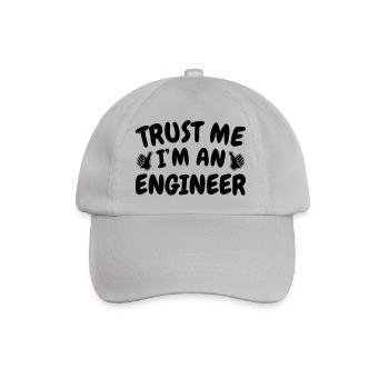 Trust Me I'm an Engineer - Baseballkappe - Grau - Vorne