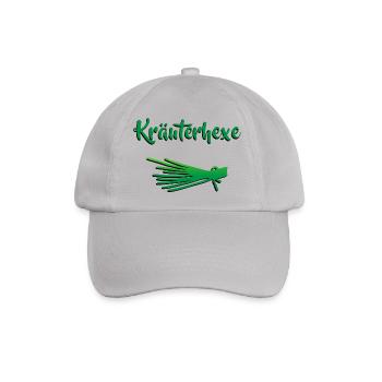 Kräuterhexe Kräuter Schnittlauch - Baseballkappe - Grau - Vorne