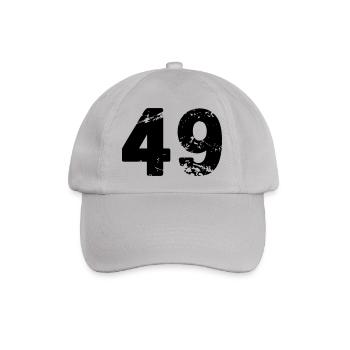 49 - Baseballkappe - Grau - Vorne