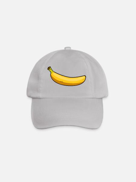 Banane - Baseballkappe - Grau