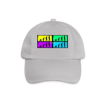 evolution - Baseballkappe - Grau - Vorne