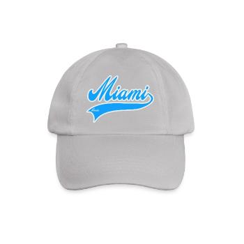 miami florida - Baseballkappe - Grau - Vorne