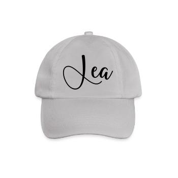 name lea - Baseballkappe - Grau - Vorne
