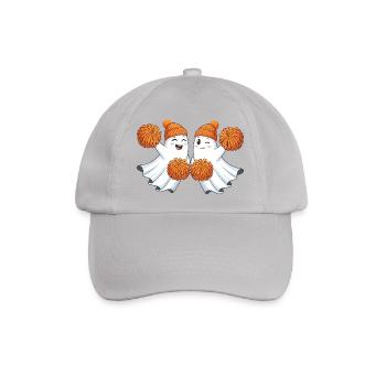 Niedliche Geister mit Pompons - Baseballkappe - Grau - Vorne