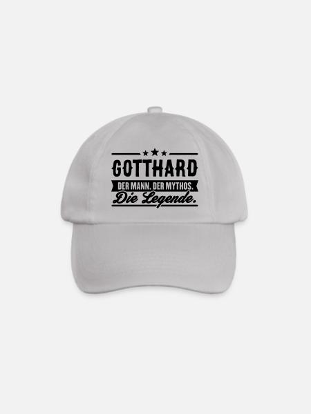 Mann Mythos Legende Gotthard - Baseballkappe - Grau