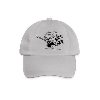 gegen Nazis - Baseballkappe - Grau - Vorne