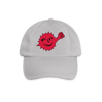 Atomkraft Faust dagegen Geschenkidee Nein Symbol - Baseballkappe - Grau - Vorne