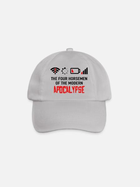 The Four Horsemen Of The Modern Apocalypse - Geek - Baseballkappe - Grau