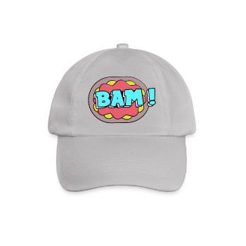 Bam! - Baseballkappe - Grau - Vorne