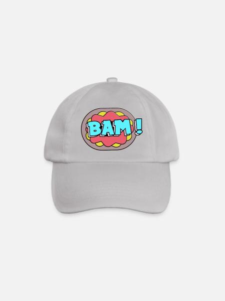 Bam! - Baseballkappe - Grau