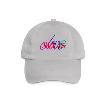 All is Love - Baseballkappe - Grau - Vorne