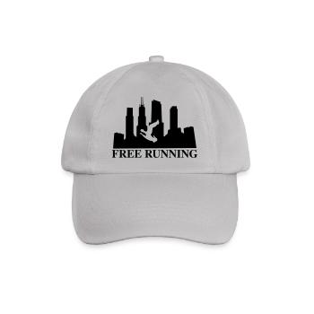 freerunning - Baseballkappe - Grau - Vorne