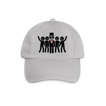 Team Bräutigam - Baseballkappe - Grau - Vorne