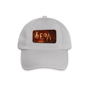 Rostiges LIKE EPA-Schild mit Retro-Feeling - Baseballkappe - Grau - Vorne