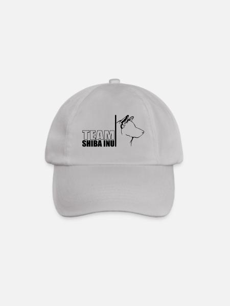 TEAM Shiba Inu Hunde Hund Wilsigns - Baseballkappe - Grau