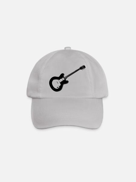 guitar - Baseballkappe - Grau