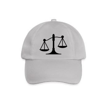 lawyer scales profession - Baseballkappe - Grau - Vorne
