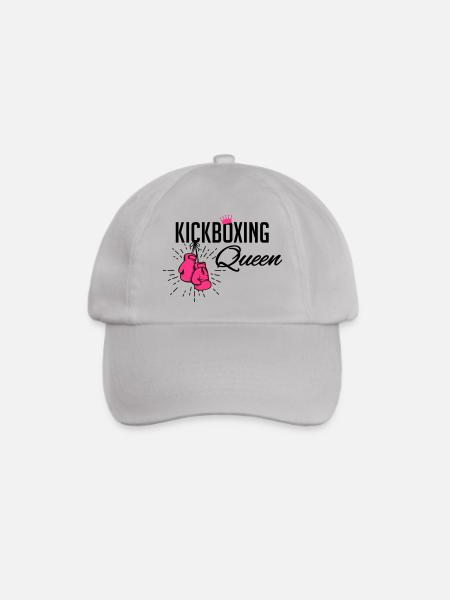 kickboxing queen - Baseballkappe - Grau