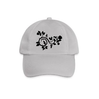 Rosen - Baseballkappe - Grau - Vorne