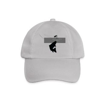 Modell 42 - Steigende Forelle - Baseballkappe - Grau - Vorne