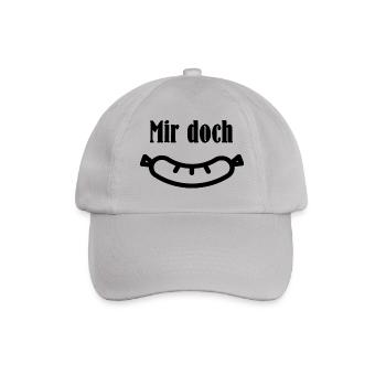 Mir doch Wurst - Baseballkappe - Grau - Vorne
